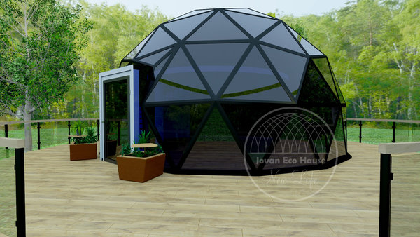 House Glass Dome 50 incl. Möbel, Investition in Eco Land, Portugal